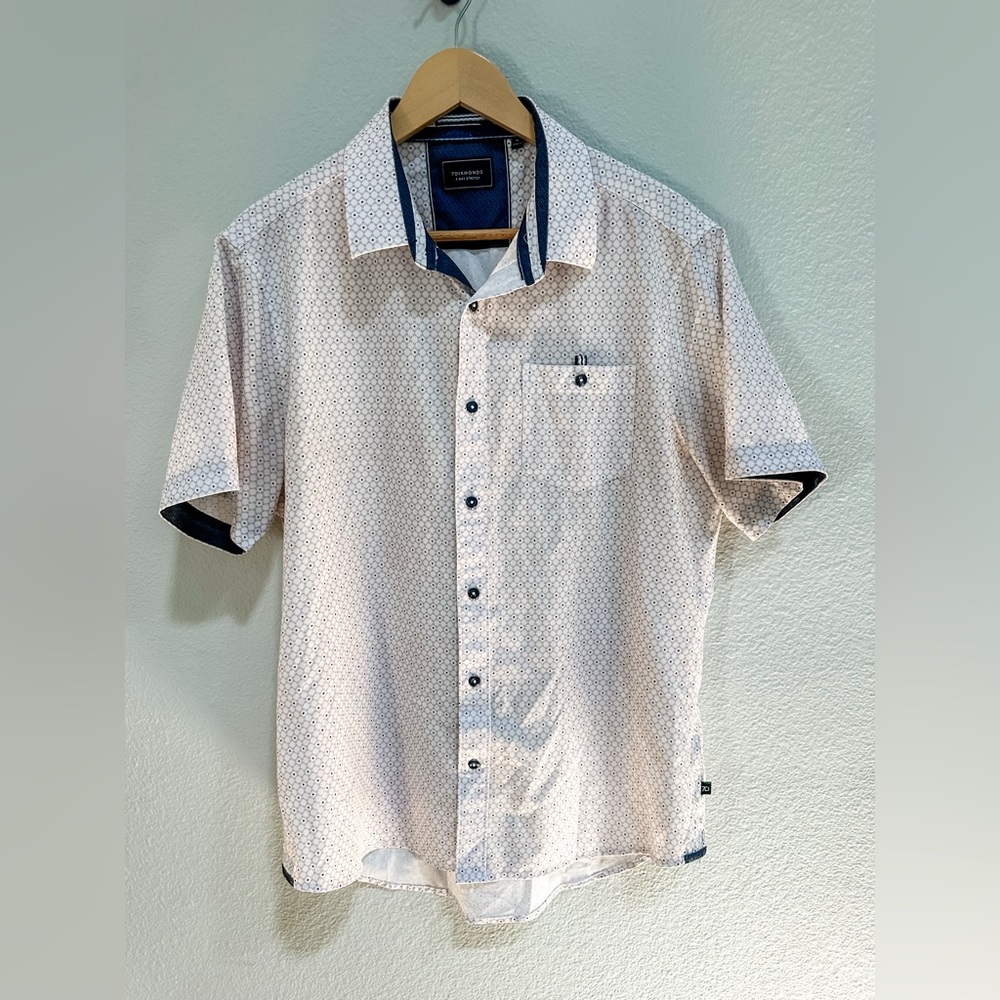7 Diamonds Short Sleeve Button Up